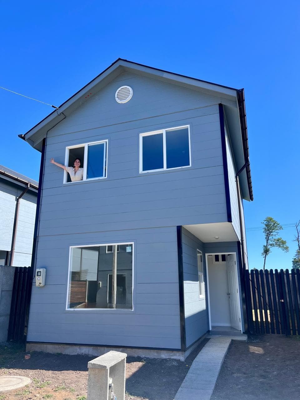 Carolina Miño en su nueva casa